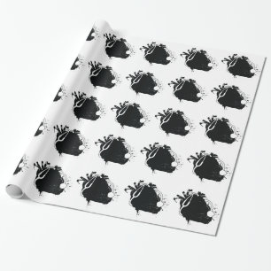 Anatomisches Herzstethoskop Geschenkpapier