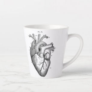 Anatomisches Vintages Herz-Kreislauf-Café - Wine  Milchtasse