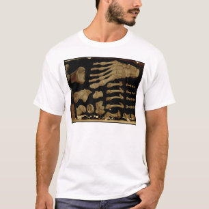 Anatomisches Zeichnen der Knochen des Fußes T-Shirt