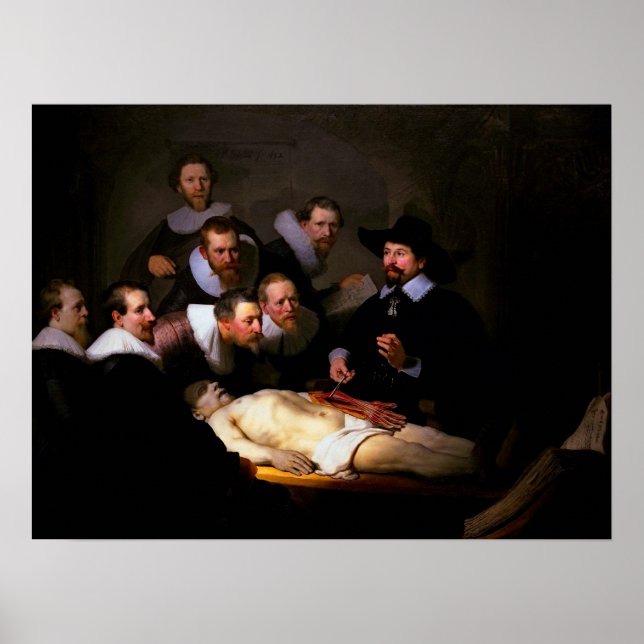 ANATOMY LESSON - REMBRANDT - 1632 POSTER (Vorne)