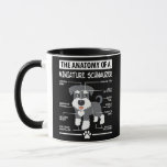 Anatomy Of A Miniature Schnauzer Dog Dog Mom Dog Tasse<br><div class="desc">Anatomy Of A Miniature Schnauzer Dog Dog Mom Dog Dad Gift. Perfect gift for your dad,  mom,  papa,  men,  women,  friend and family members on Thanksgiving Day,  Christmas Day,  Mothers Day,  Fathers Day,  4th of July,  1776 Independent day,  Veterans Day,  Halloween Day,  Patrick's Day</div>