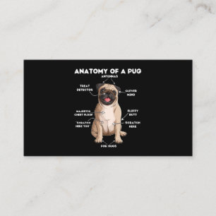 Anatomy of a Pug Visitenkarte