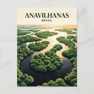 Anavilhanas-Nationalpark Brasilien Postkarte