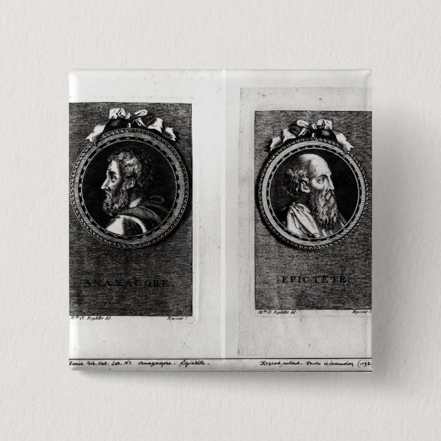 Anaxagorus und Epictetus Button (Vorderseite)