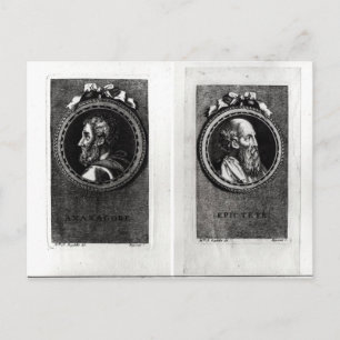Anaxagorus und Epictetus Postkarte