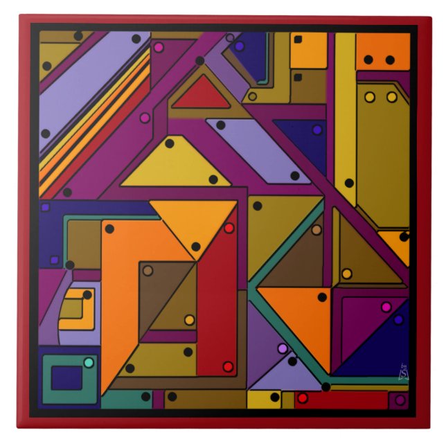 Anbau (Keramik Tile) Fliese (Vorderseite)