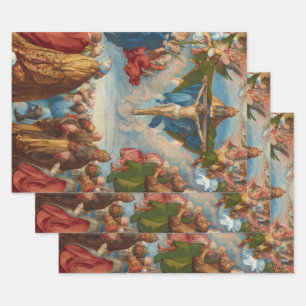Anbetung der Dreifaltigkeit von Albrecht Dürer, 15 Geschenkpapier Set