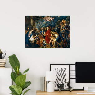 Anbetung der Heiligen Drei Könige Peter Paul Rub Poster