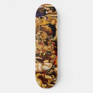 Anbetung der Heiligen Drei Könige von Gentile da F Skateboard