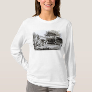 Anbetung des Sun, graviert von R. Ehnshelwood T-Shirt