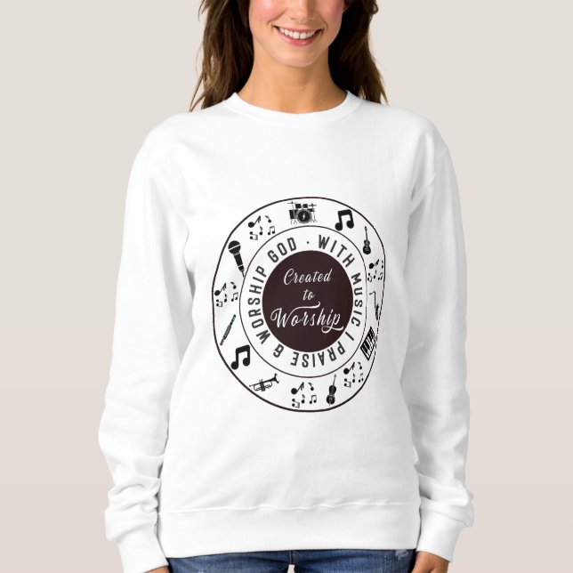 Anbetung Sweatshirt (Vorderseite)