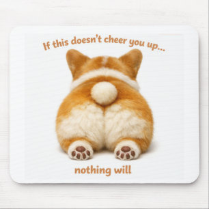 Anbetungswürdige Corgi-Hintern-Mauspad  Mousepad