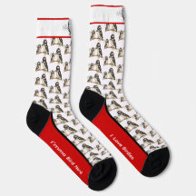 Anbetungswürdige Daunenspecht-Socken