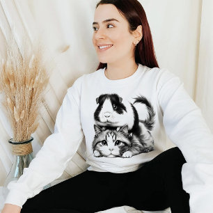 Anbetungswürdige Meerschweinchen reiten auf einer  T-Shirt
