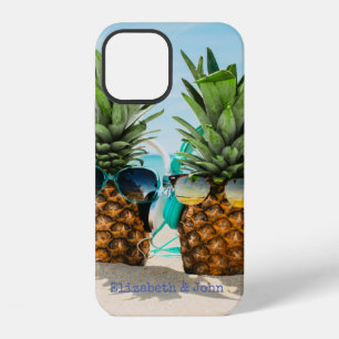 Anbetungswürdige Strand Kühle Ananas iPhone 12 Hülle