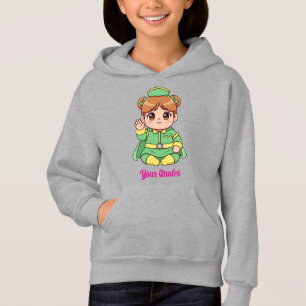 Anbetungswürdiger Kawaii Chibi-Charakter Hoodie