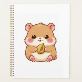 Anbetungswürdiger Kawaii Chibi Hamster Planer