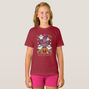 Anbetungswürdiger Kawaii Halloween Glücklicher G T-Shirt