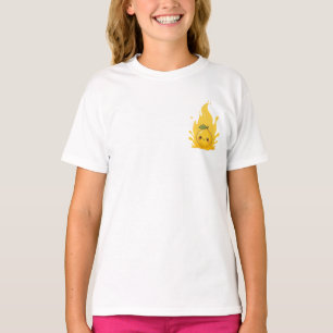 Anbetungswürdiger Kawaii-Zitronen-Charakter T-Shirt