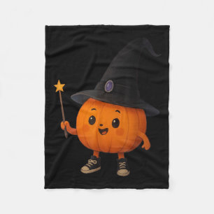 Anbetungswürdiger Kürbis-Zauberer-T-Shirt_1.png Fleecedecke