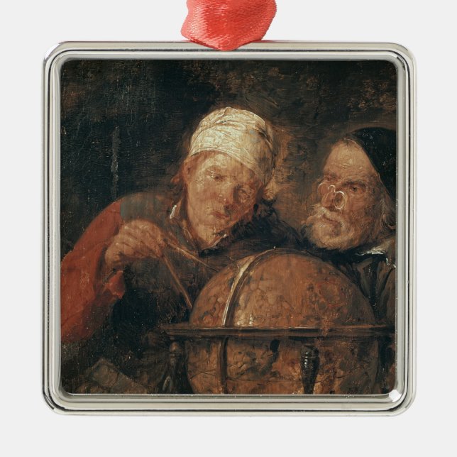 Anblick Silbernes Ornament (Vorne)