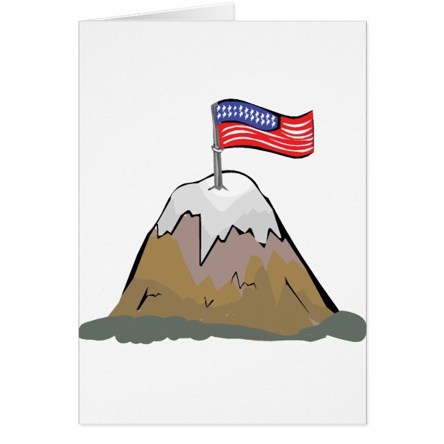 Anbringung der US-Flagge (Vorne)