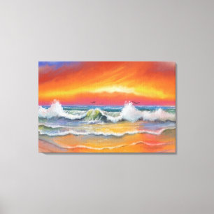 Ancandeszenz - Aquarellkunst Leinwanddruck