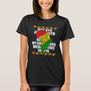 Ancestors Black African American Flag P T-Shirt