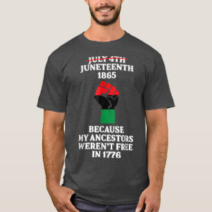 Ancestors Black African American Flag P T-Shirt