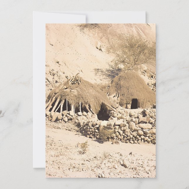 Anchient Desert Dwelling Feiertagskarte (Vorderseite)