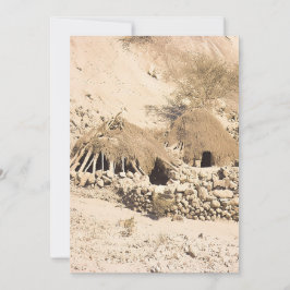 Anchient Desert Dwelling Feiertagskarte