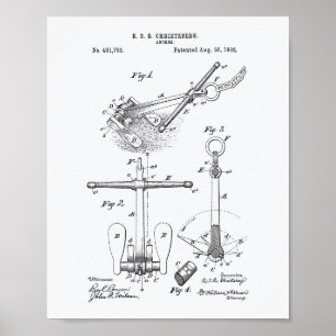 Anchor 1892 Weißbuch zum Patentwesen Poster