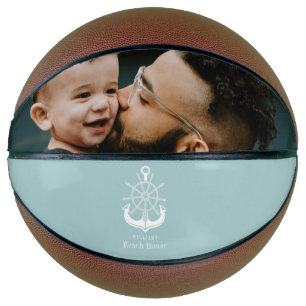 Anchor Beach House Familienname Aquamarin Basketball