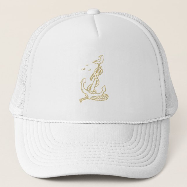 Anchor Bird Truckerkappe (Vorderseite)