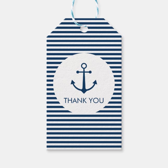 Anchor danke geschenkanhänger (Vorderseite)