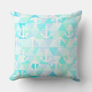 Anchor Muster Chic Modern Triangle Pattern Kissen Für Draußen
