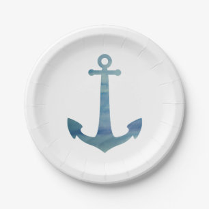 Anchor Nautical Happy Birthday Party Teller