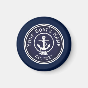 Anchor Nautical Siegel Magnet