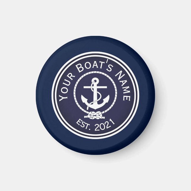 Anchor Nautical Siegel Magnet (Vorne)