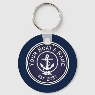 Anchor Nautical Siegel Schlüsselanhänger