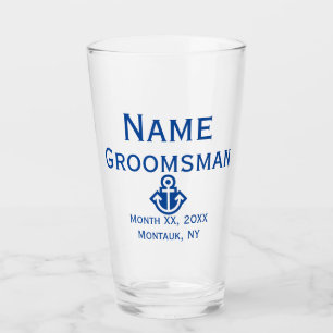 Anchor Trauzeuge Pint Glass Gift Glas