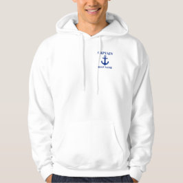 Anchor White Hoodie