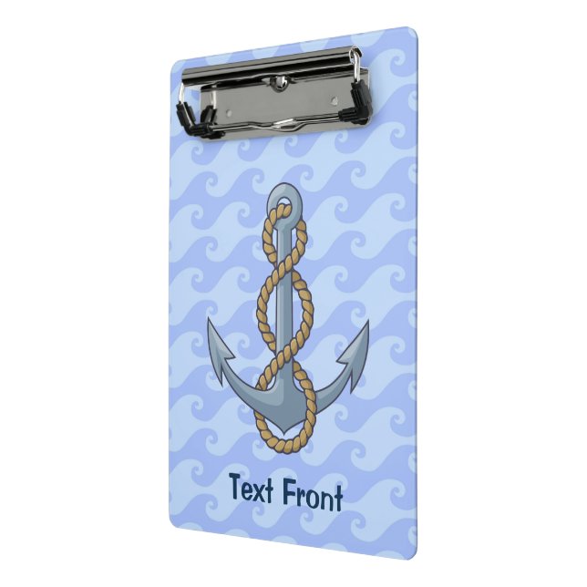 Anchor with Rope Mini Klemmbrett (Gewinkelt2)