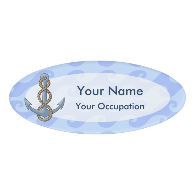 Anchor with Rope Namenschild (Vorderseite)