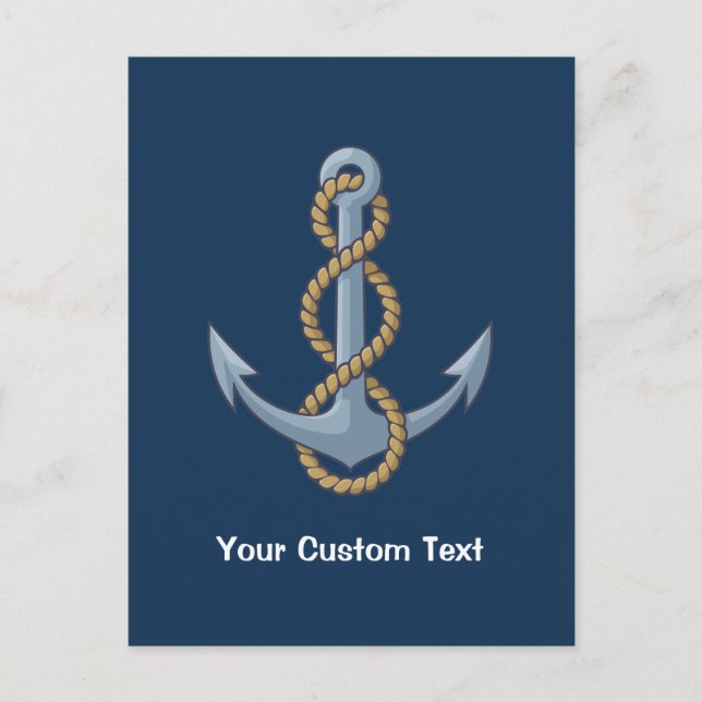 Anchor with Rope Postkarte (Vorderseite)