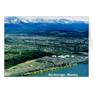 Anchorage Alaska Aerial Carte photo