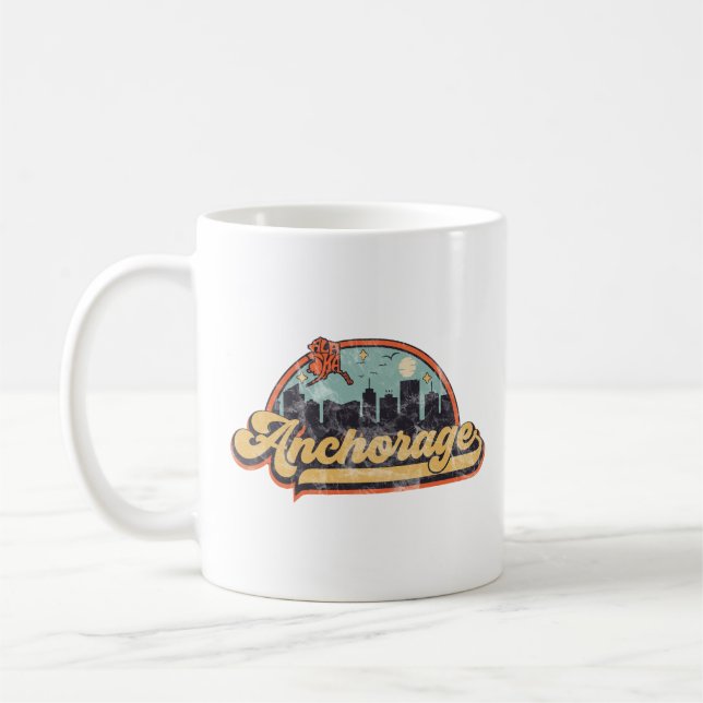 Anchorage, Alaska Kaffeetasse (Links)