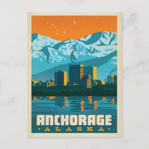 Anchorage, Alaska Postkarte