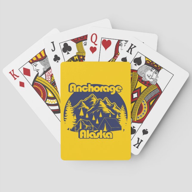 Anchorage Alaska Spielkarten (Rückseite)