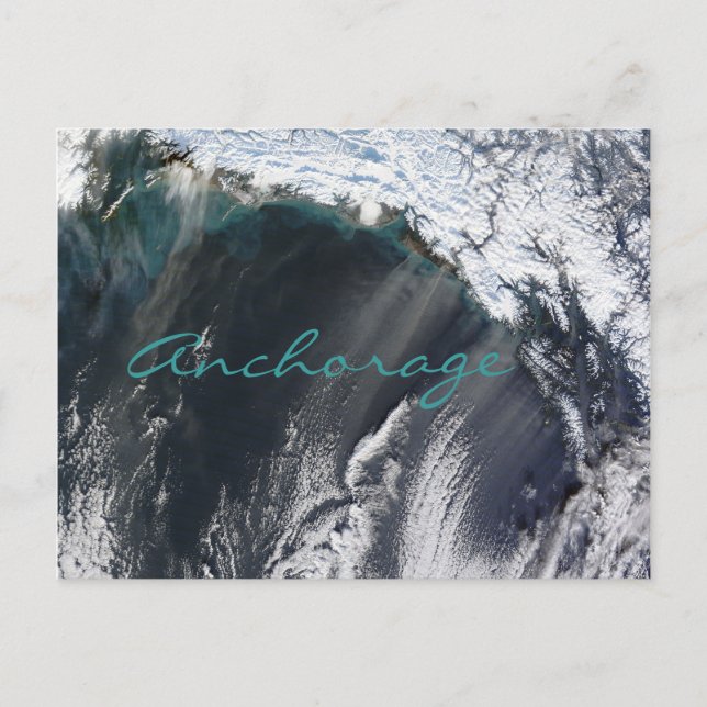 Anchorage Alaska Stausturm Postkarte (Vorderseite)